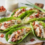 chicken bacon ranch lettuce wrap