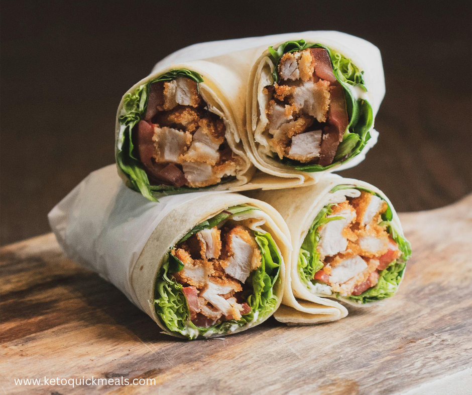 Keto Chicken Bacon Ranch Lettuce Wraps, keto meals