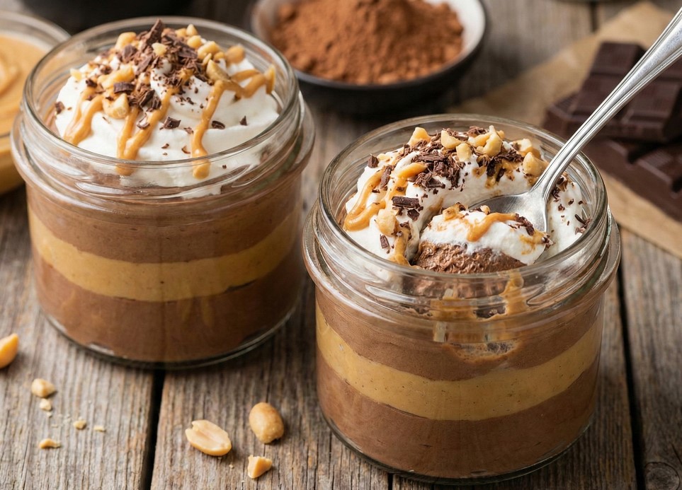 Keto Chocolate Peanut Butter Mousse