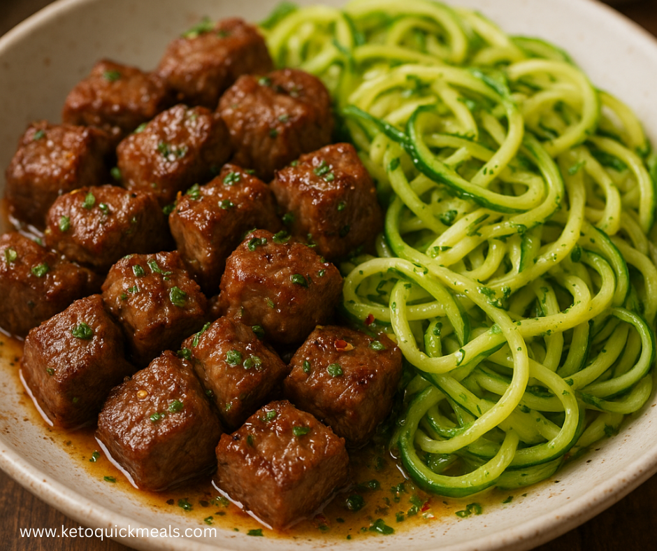 keto steak bites recipe