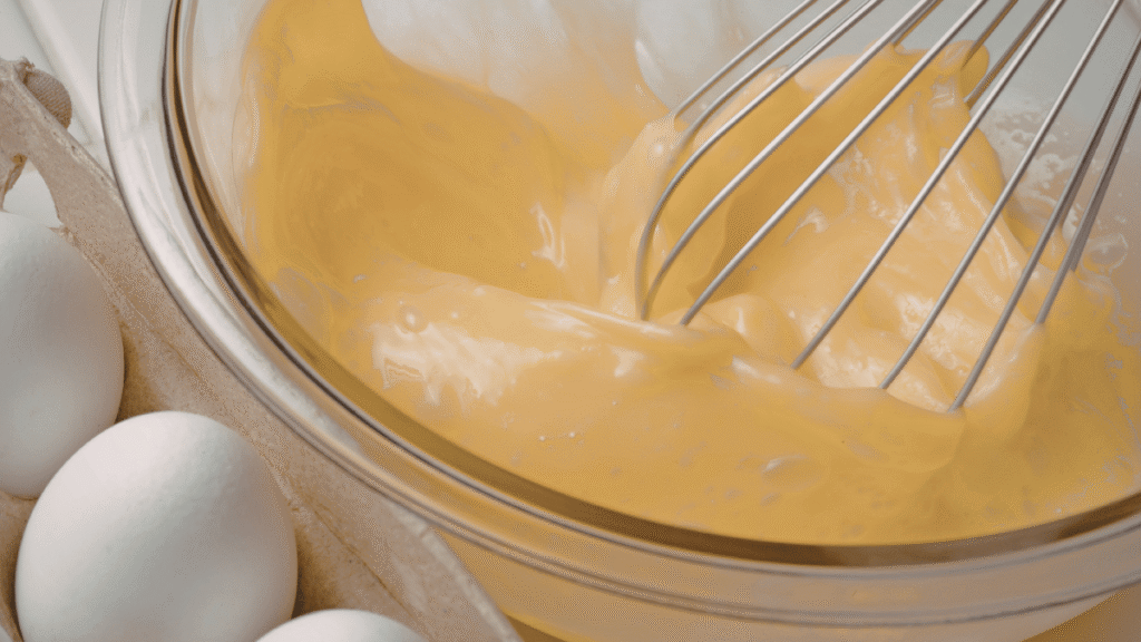 eggs and heavy cream