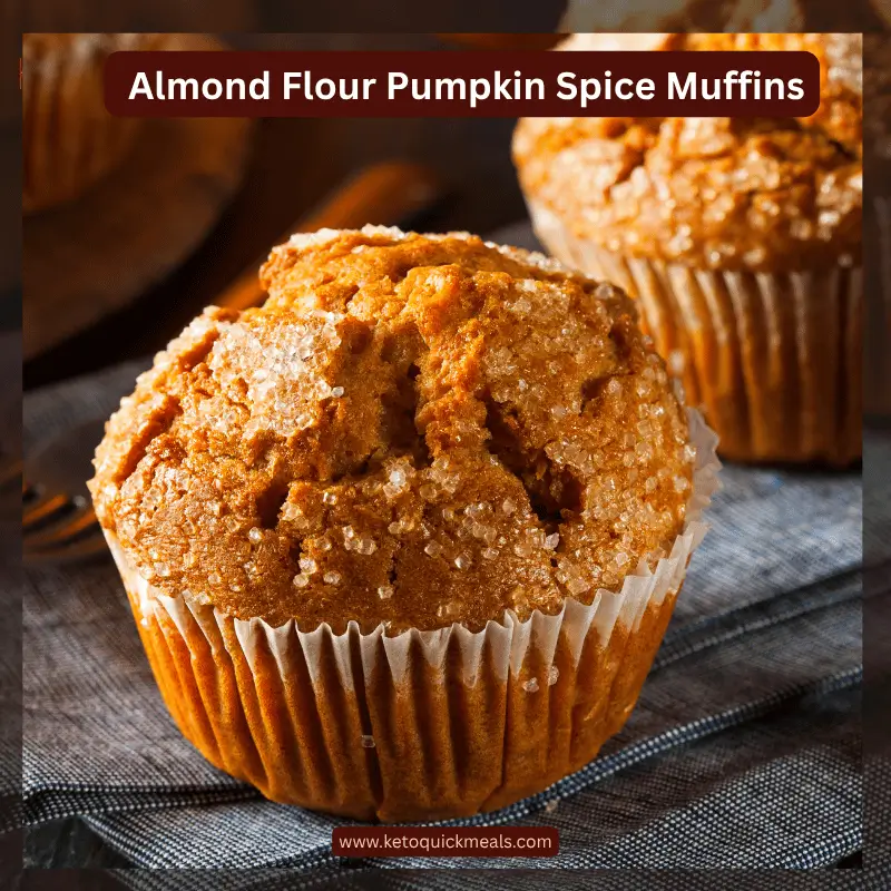 Almond flour pumpkin spice muffins
