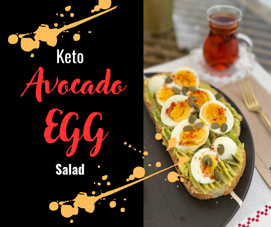 keto avocado egg salad