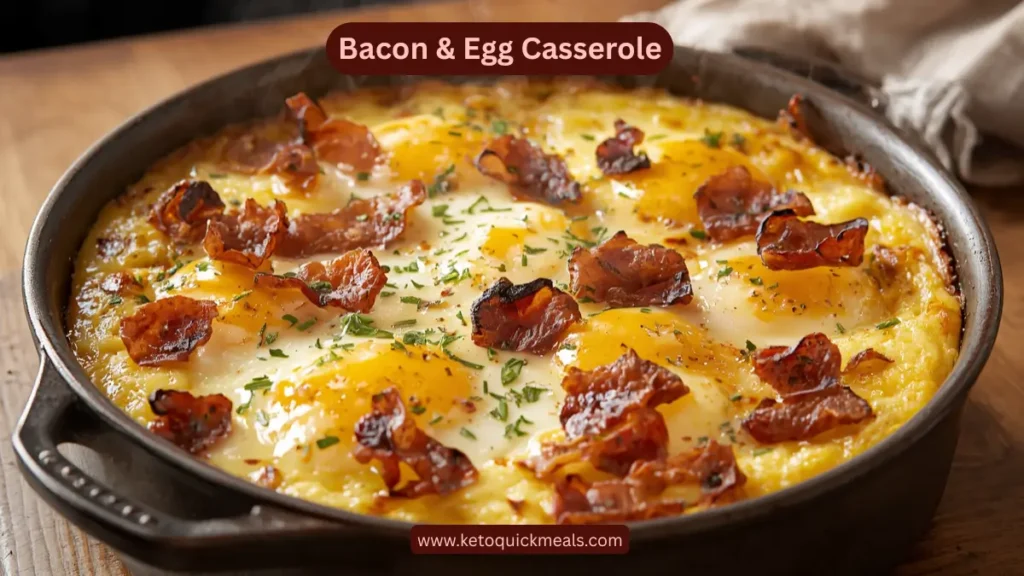bacon and egg casserole