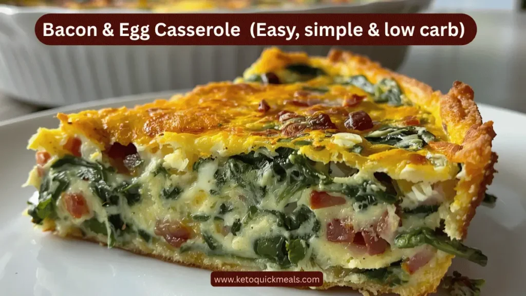bacon & egg casserole