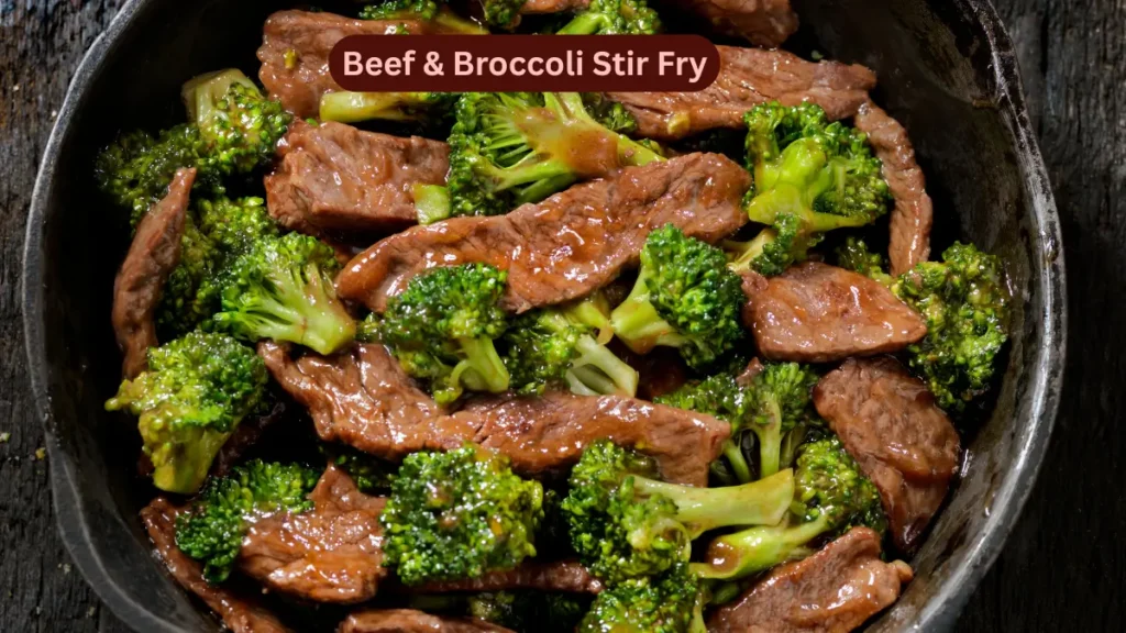 beef and broccoli stir fry