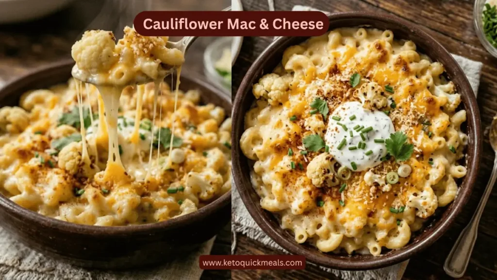 cauliflower mac & cheese