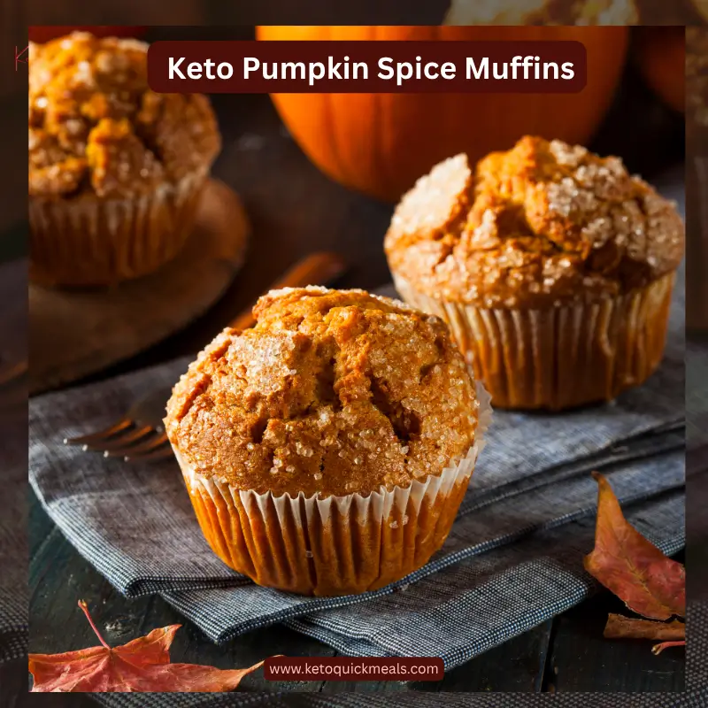 keto pumpkin spice muffins