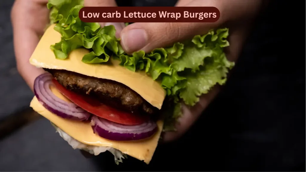 low carb lettuce wrap burger