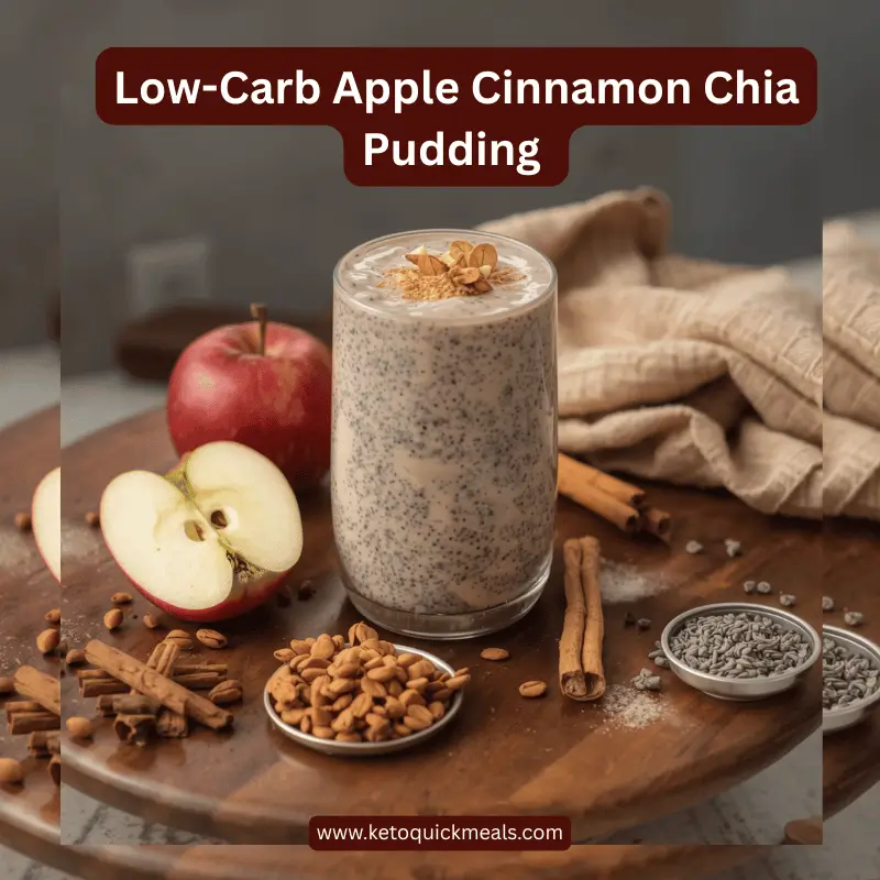 Apple cinnamon chia pudding