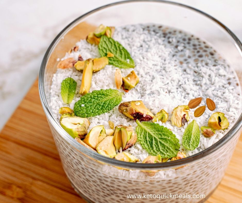low carb chia pudding
