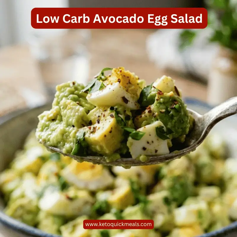keto avocado egg salad