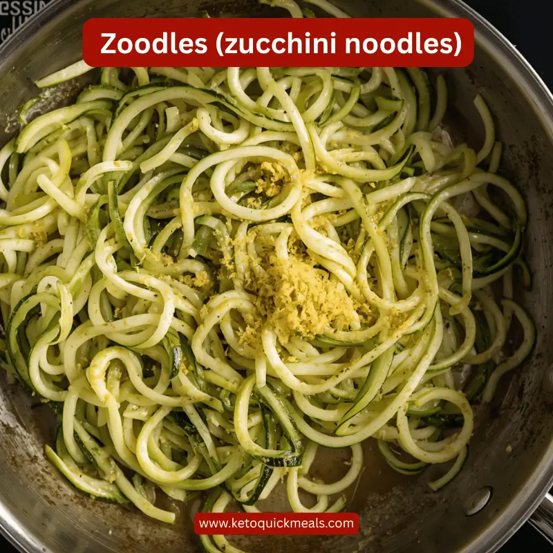 Zoodles (Zucchini Noodles)