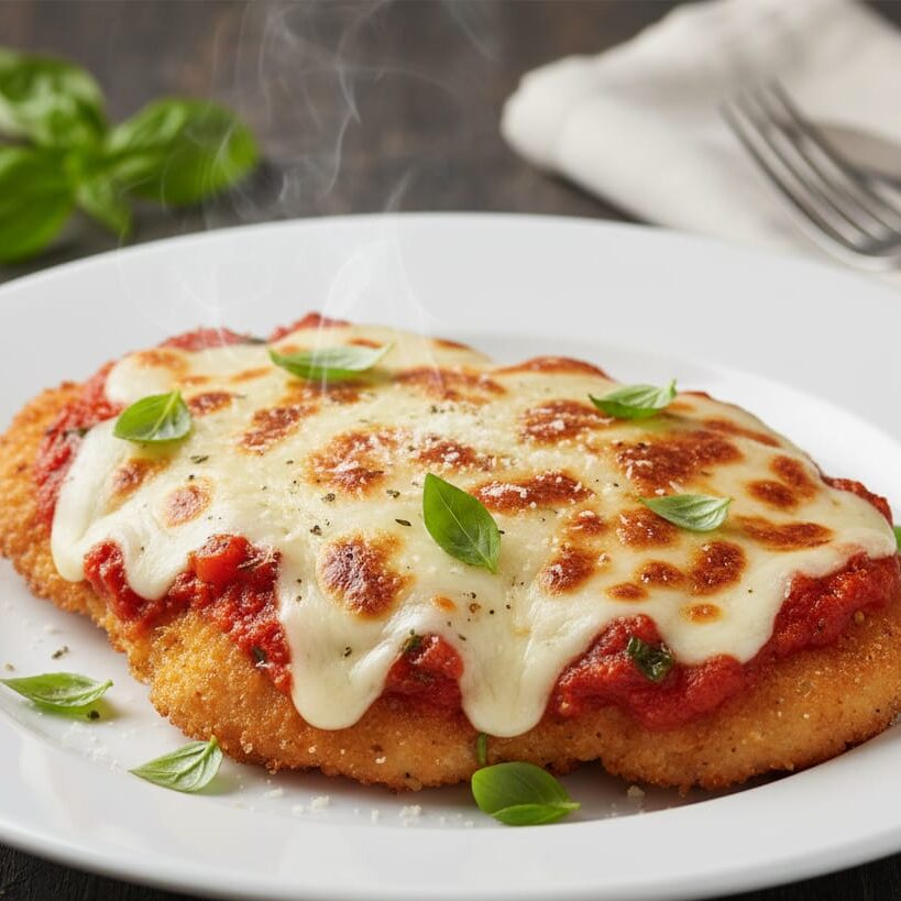 Keto baked chicken parmesan
