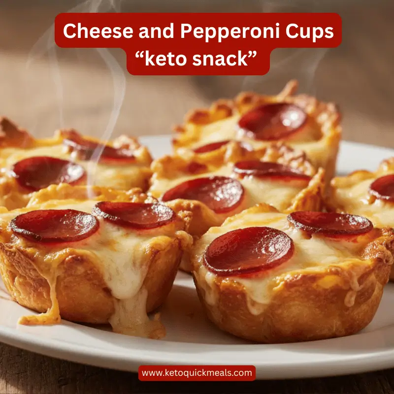 cheese and pepperoni cups