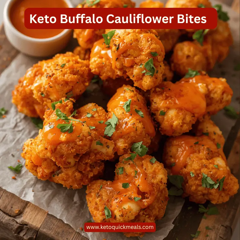 keto buffalo cauliflower bites