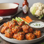 Keto Buffalo Cauliflower Bites