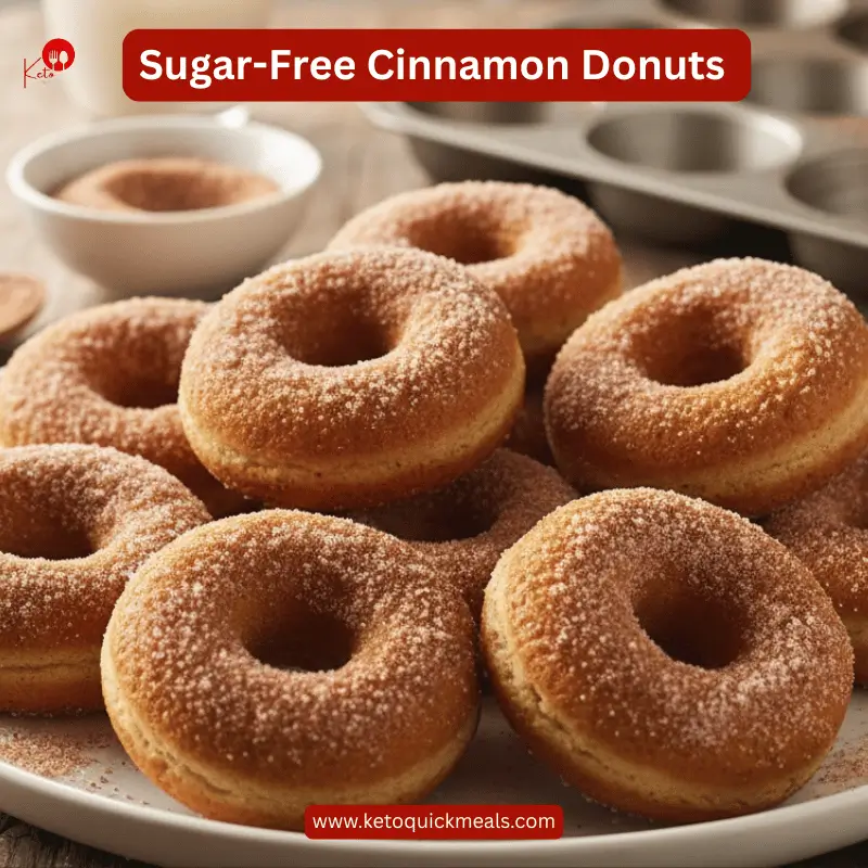 sugar-free cinnamon donuts