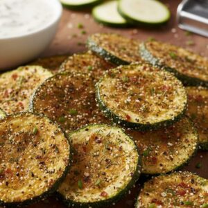 Keto Crispy Zucchini Chips