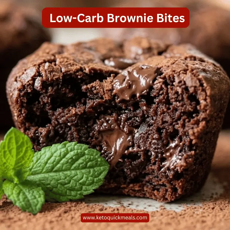 keto brownie bites