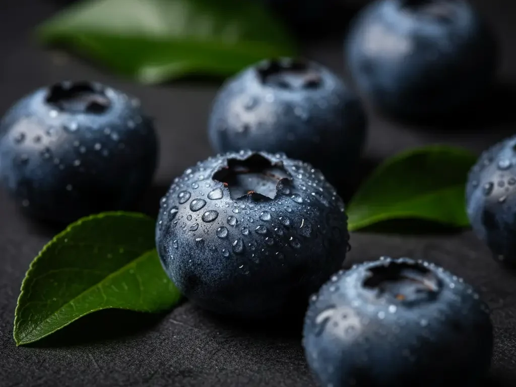 Blueberries, sweet and nutrient-packed keto-friendly fruits for low-carb meals.