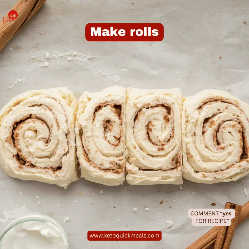 guilt free cinnamon cream cheese rolls, make the rolls