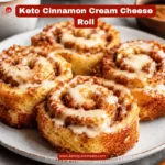 easy Keto Cinnamon Cream Cheese Roll recipe