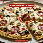 keto omelette pizza