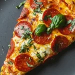 Keto Omelette Pizza