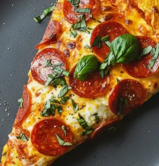 Keto Omelette Pizza