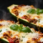 Lasagna-Stuffed Zucchini