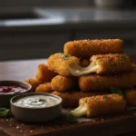 low-carb mozzarella sticks.