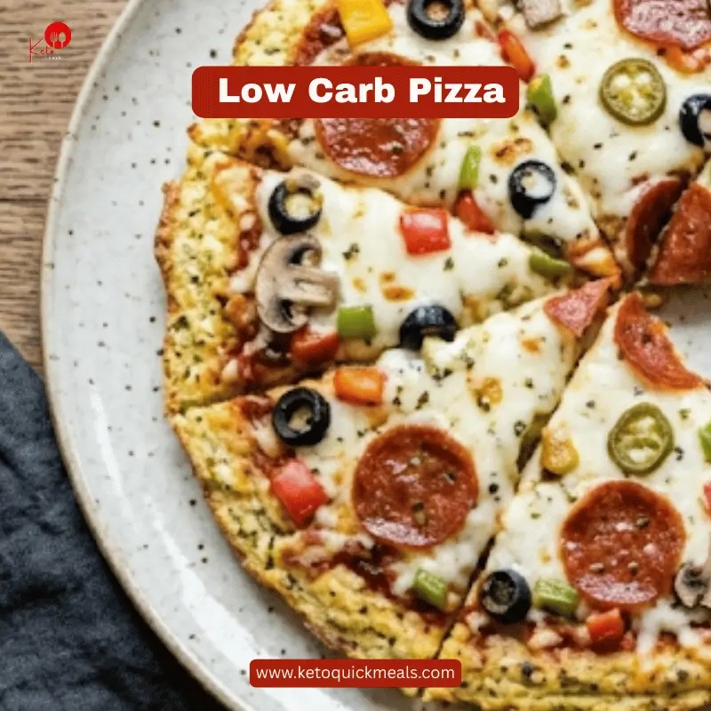 low carb pizza
