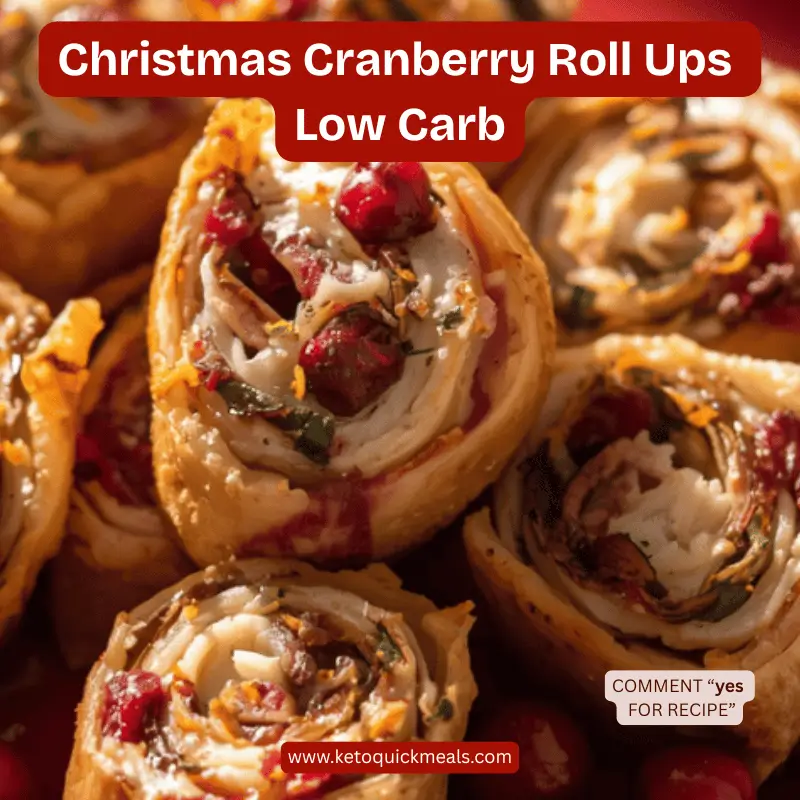 christmas cranberry roll ups