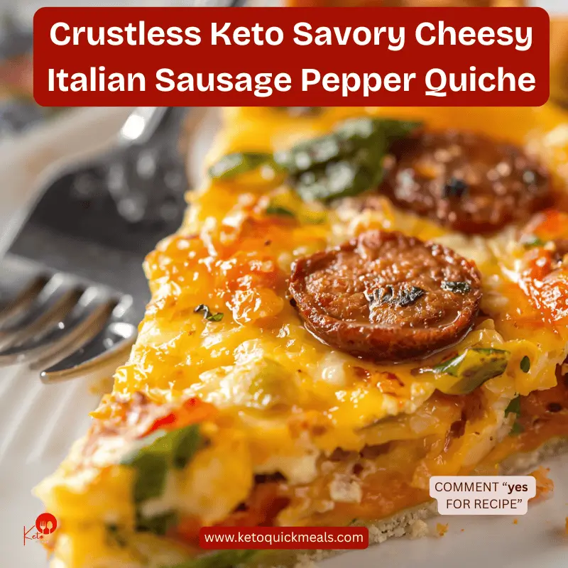 keto sausage quiche
