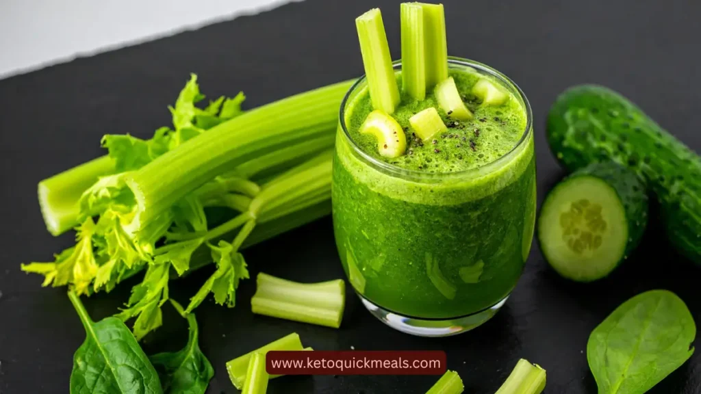 Healthy celery juice benefits