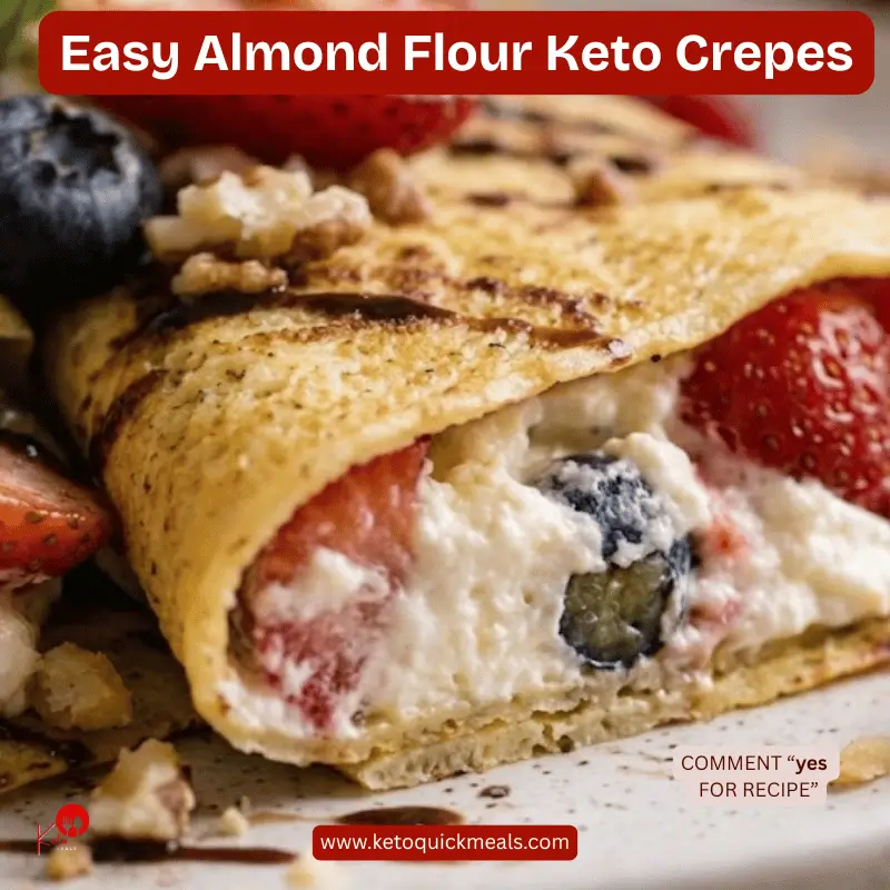 Easy Almond Flour Keto Crepes