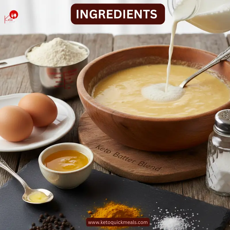 Anti-Inflammatory Keto Crepes, ingredients