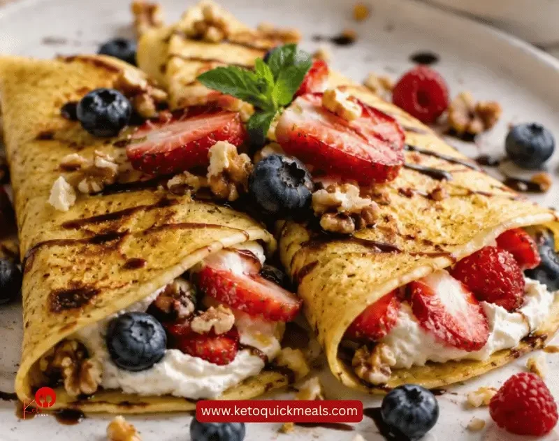 Gluten-Free Keto Crepes with Almond Flour
