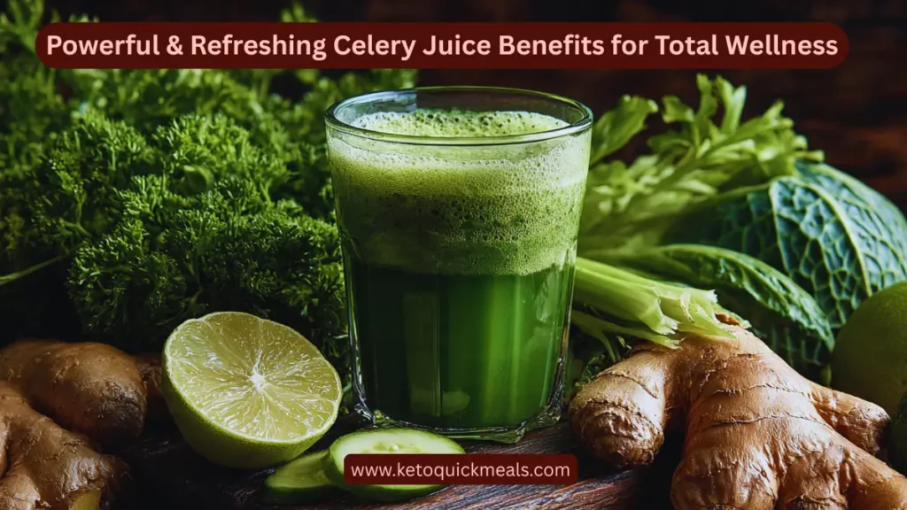 Fresh celery juice benefits