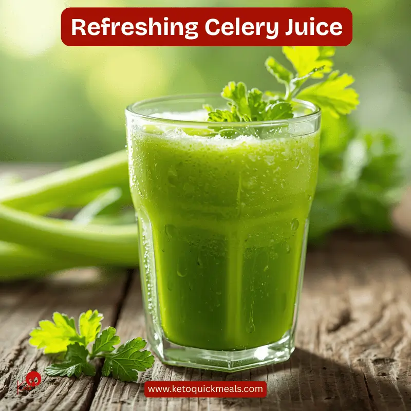refreshing celery juice