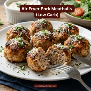air fryer pork meatballs