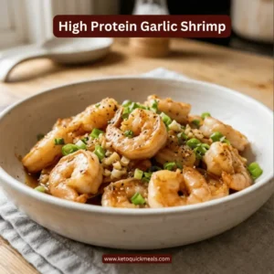 high protein garlic shrimp