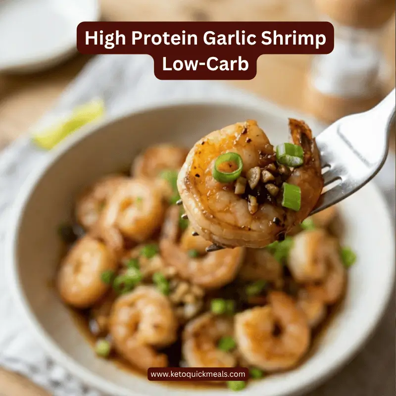 high protein garlic shrimp
