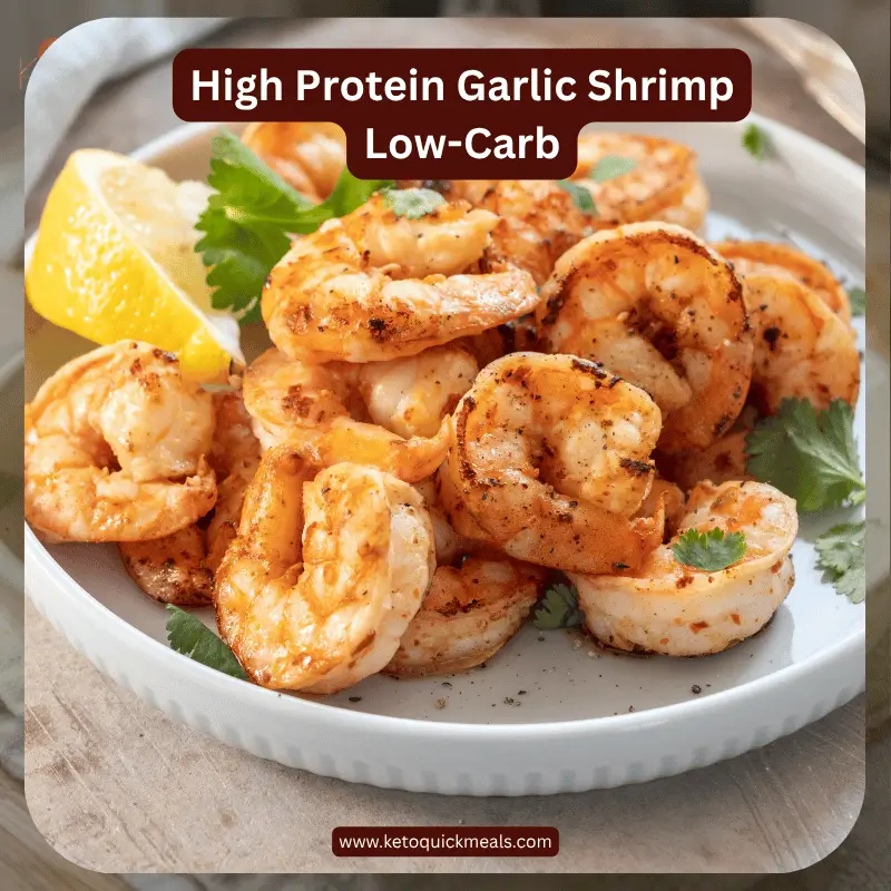 low carb garlic shrimp