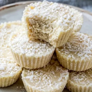 No sugar high-protein coconut cups