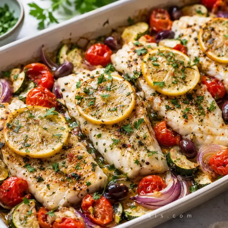 Mediterranean-Lemon-Herb-Baked-Fish
