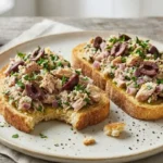 Mediterranean Tuna Toast