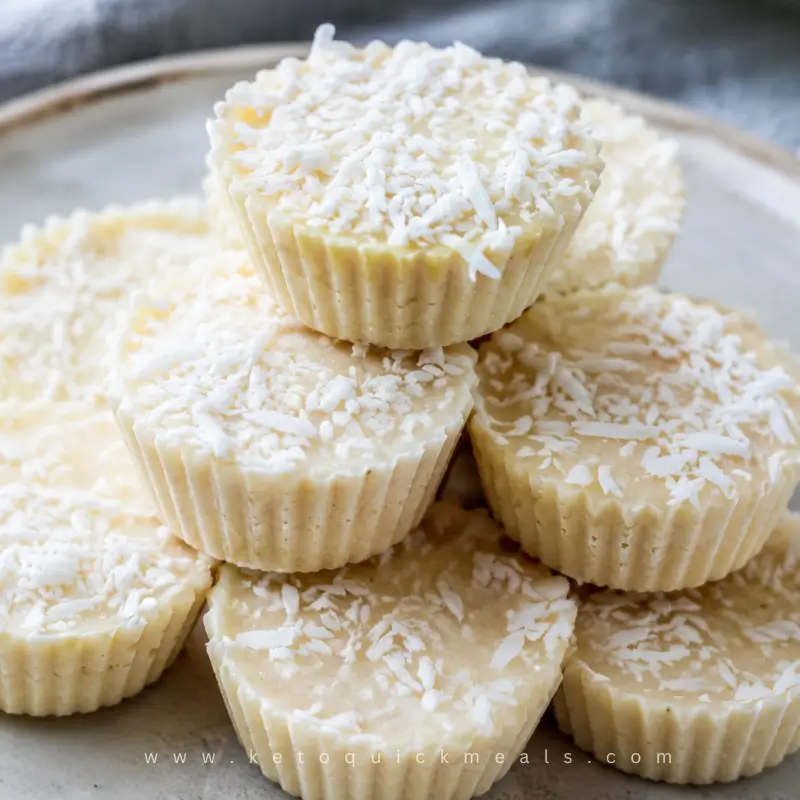 no sugar coconut cups