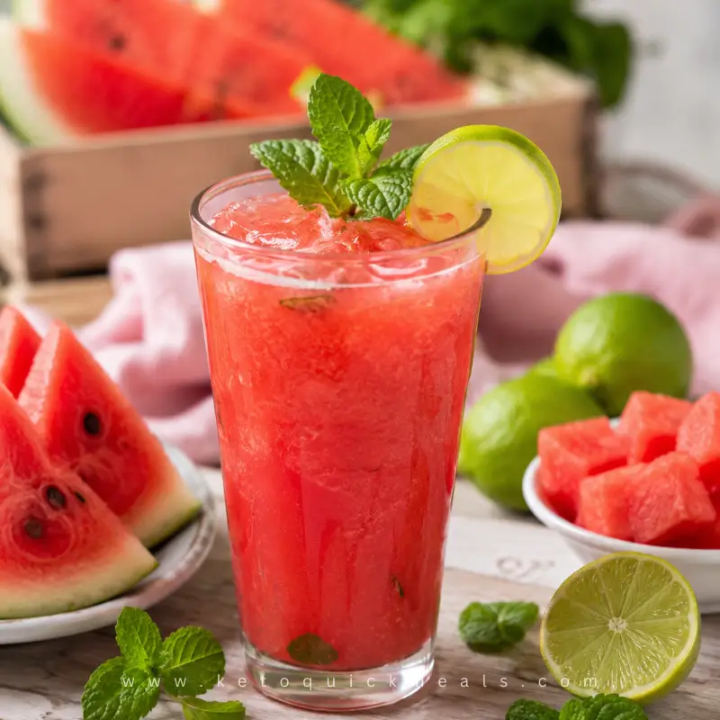 watermelon lime refresher